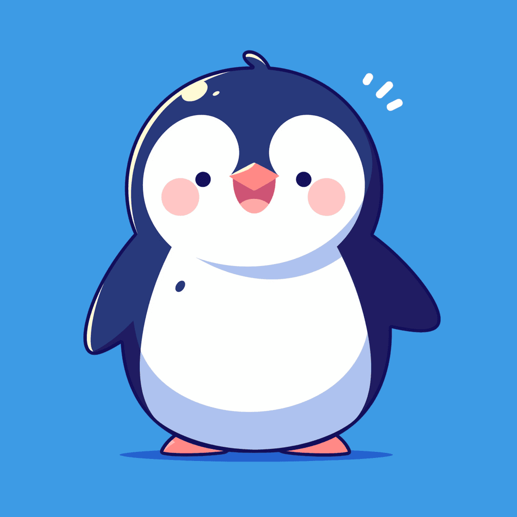 Penguin 045 original repeating artwork