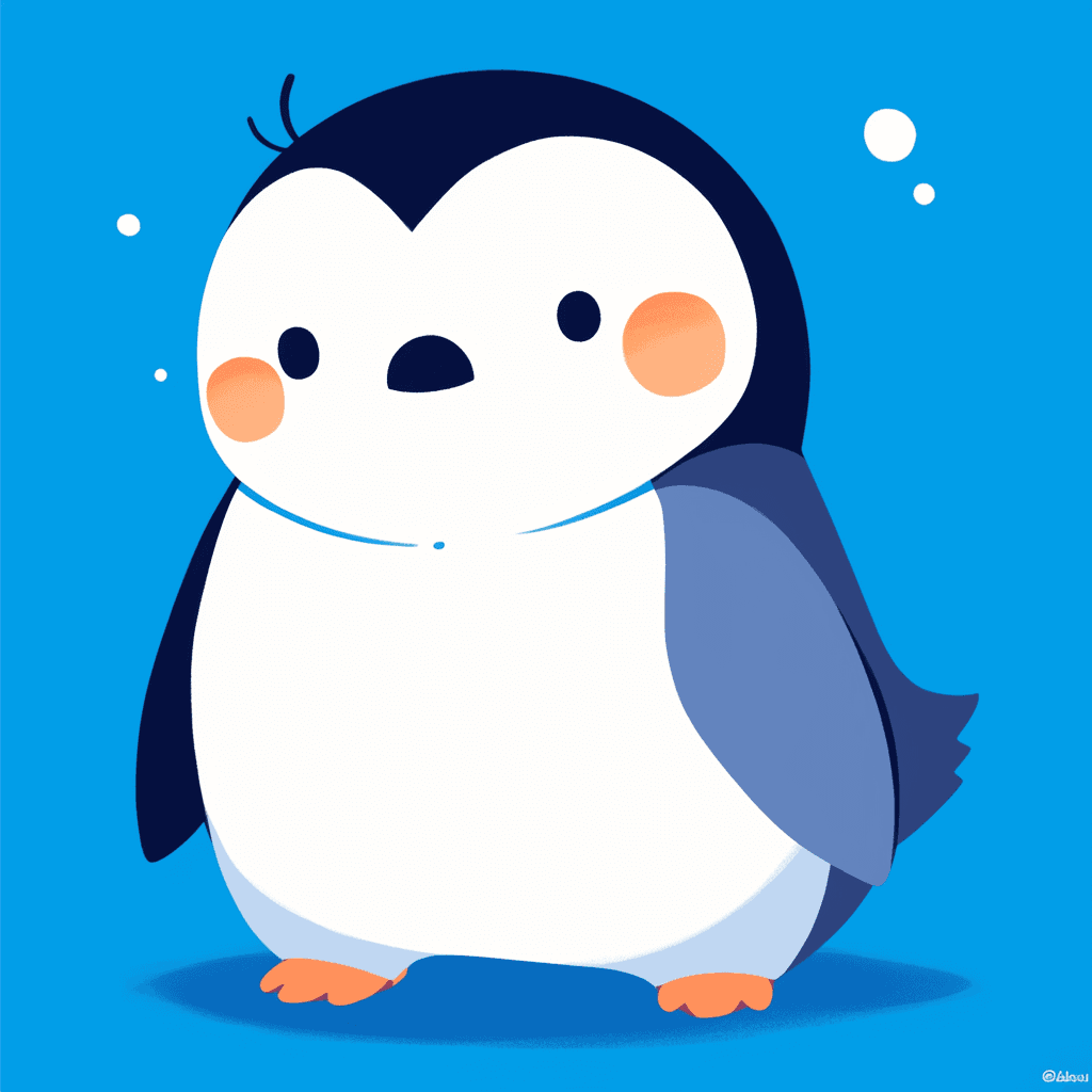 Penguin 042 original repeating artwork
