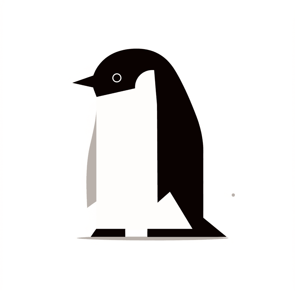 Penguin Summer original repeating artwork