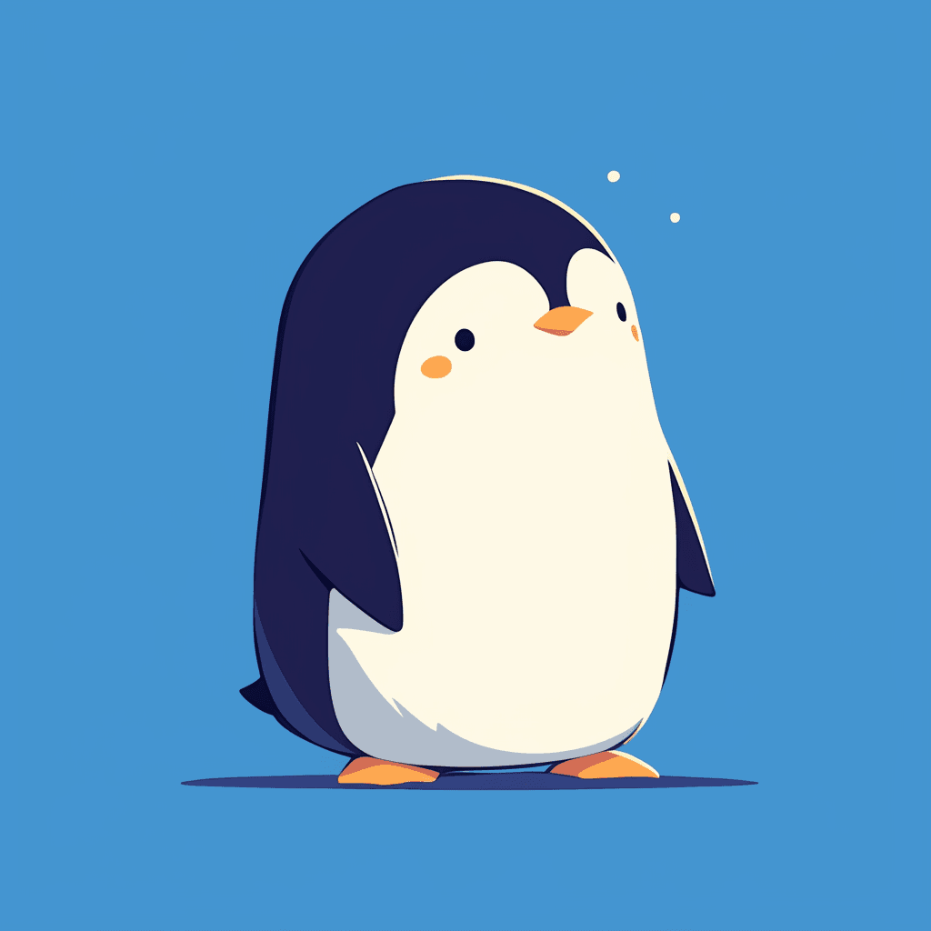 Penguin Flow original repeating artwork