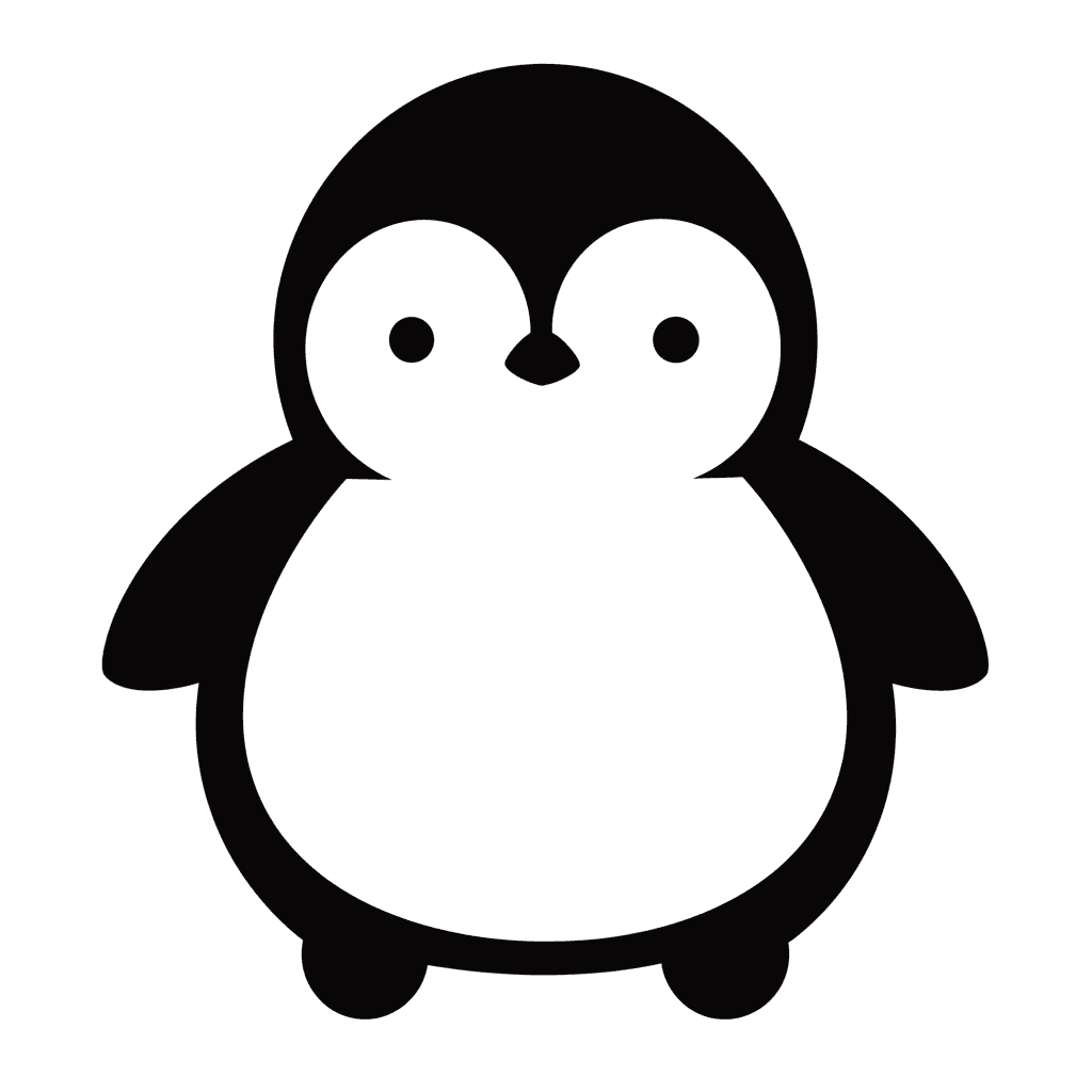 Penguin Spring original repeating artwork