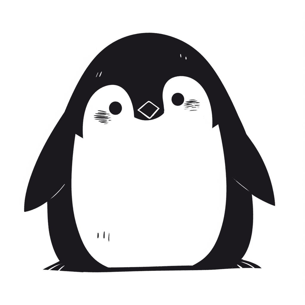 Penguin 022 original repeating artwork