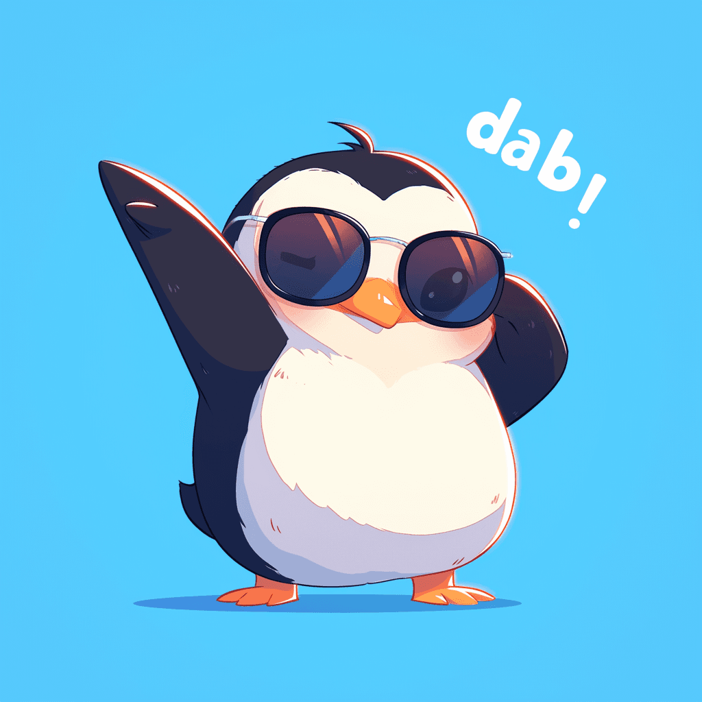 Penguin 059 original repeating artwork