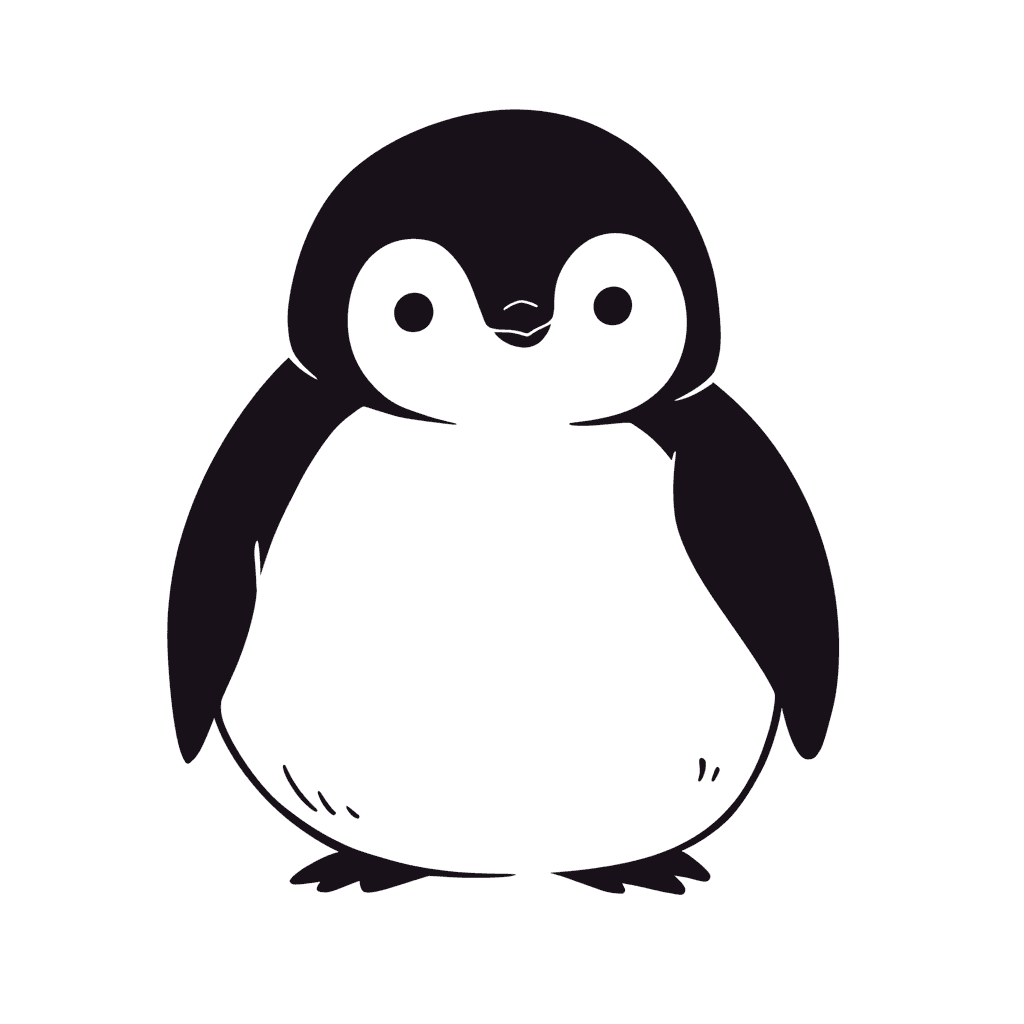 Penguin Run original repeating artwork