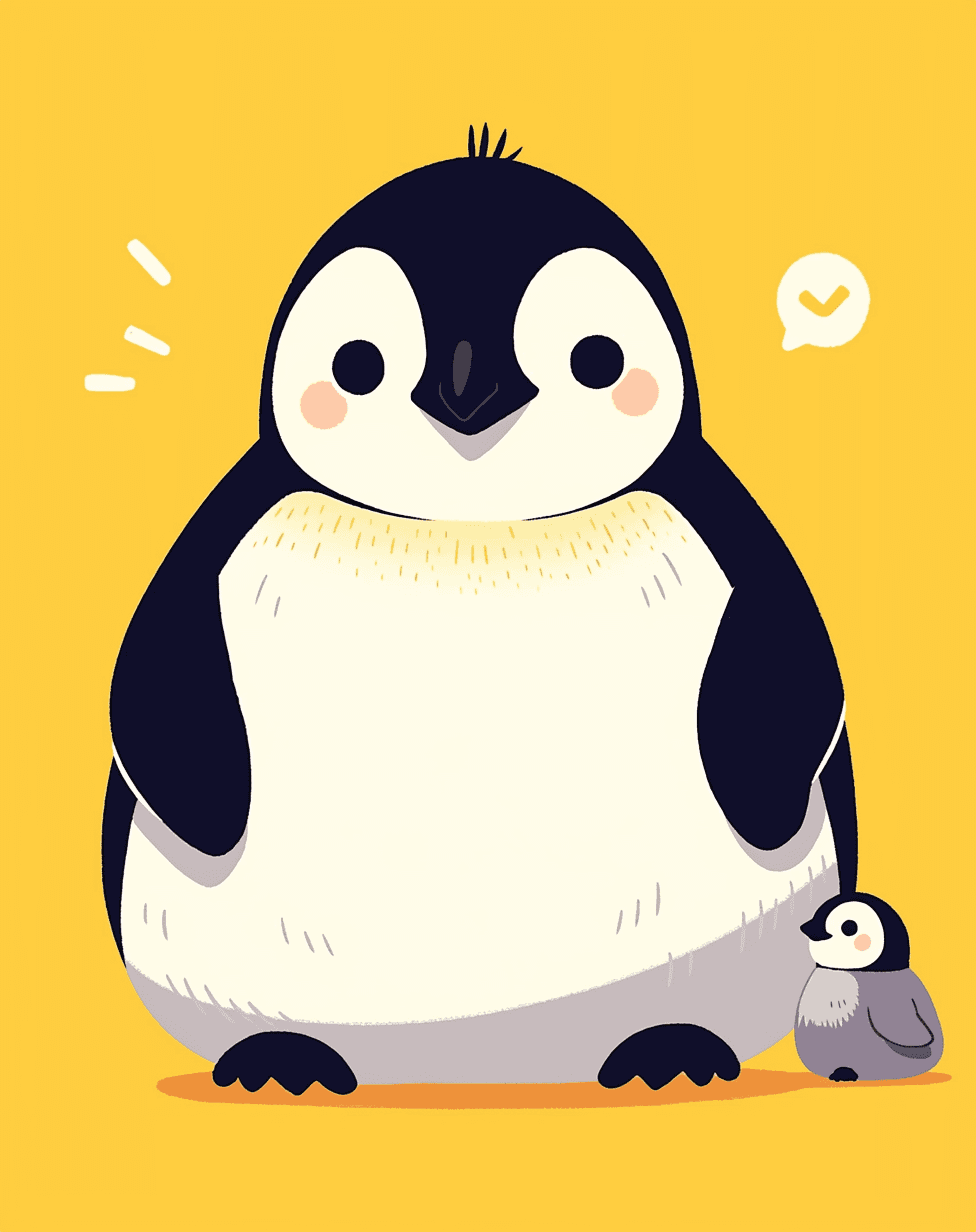 Penguin 040 original repeating artwork
