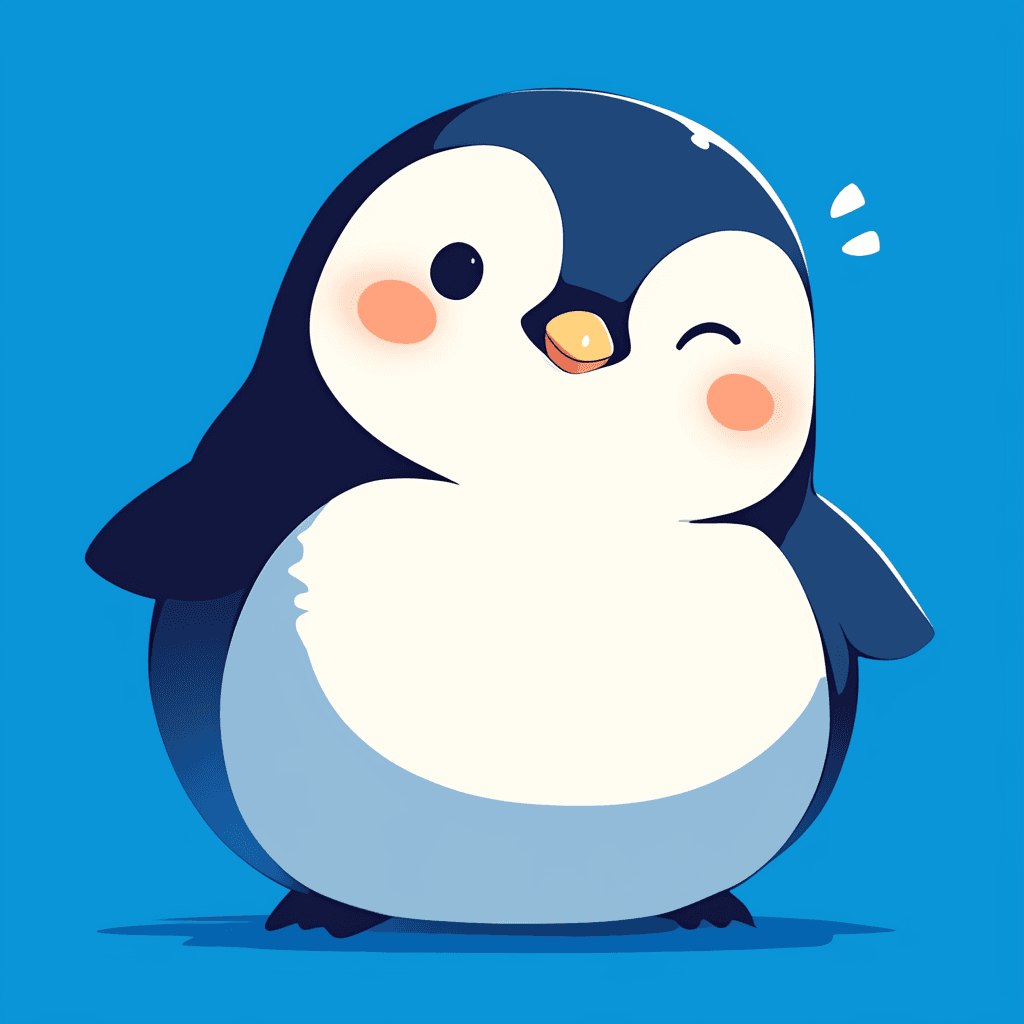 Penguin 038 original repeating artwork