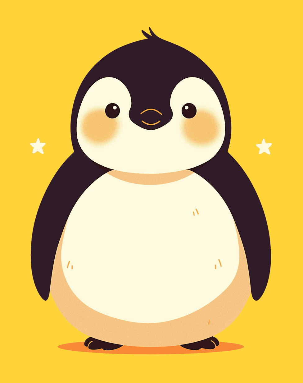 Penguin 053 original repeating artwork