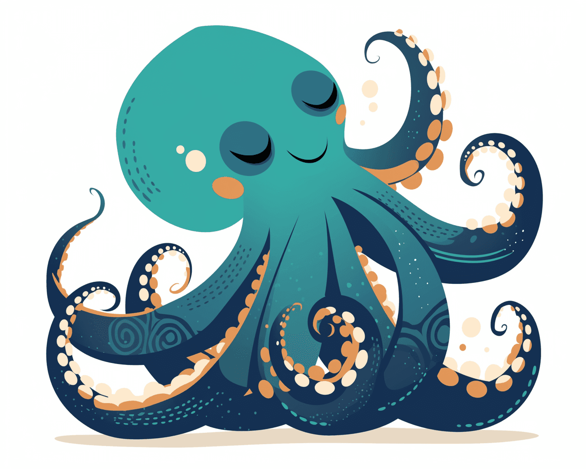 Octopus Jam original repeating artwork