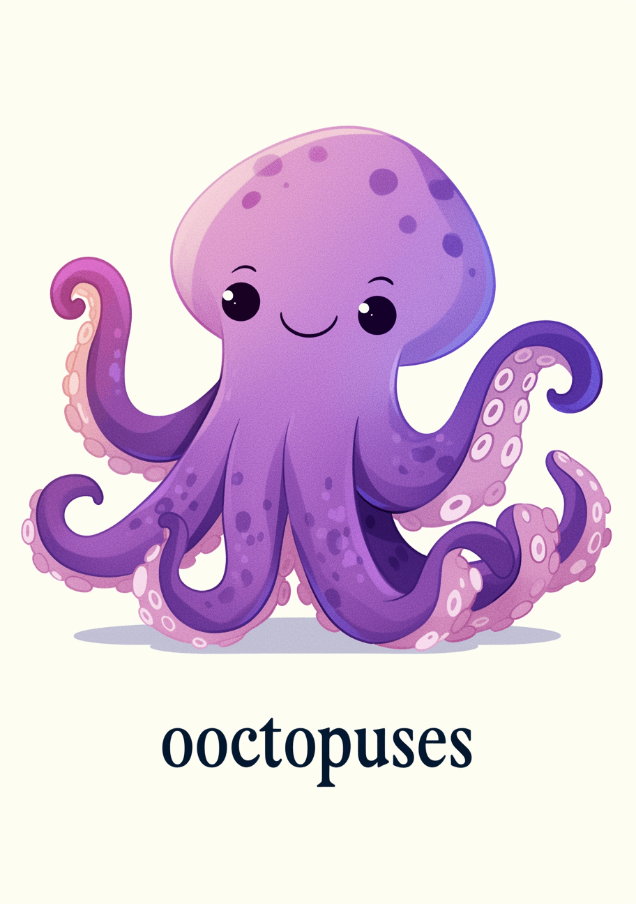 Octopus Gang original repeating artwork