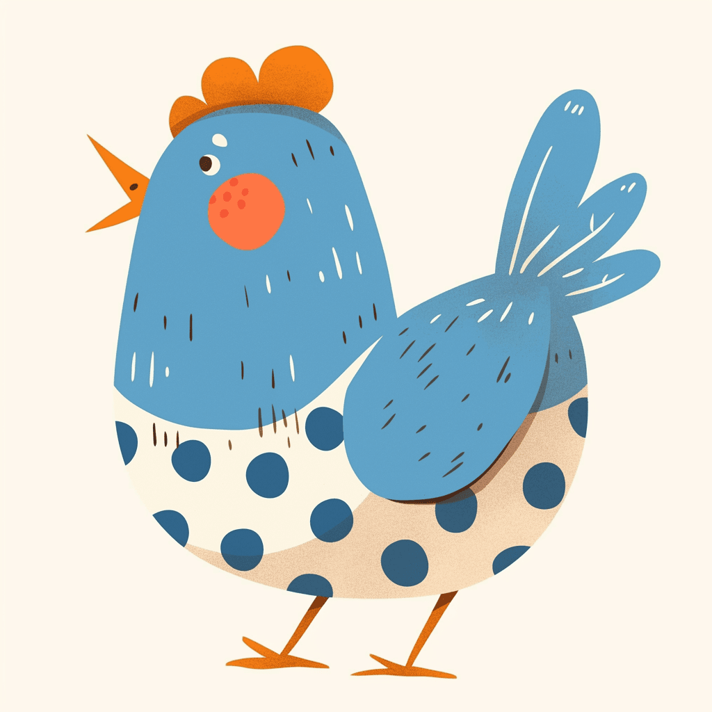 Chicken Blast original repeating artwork