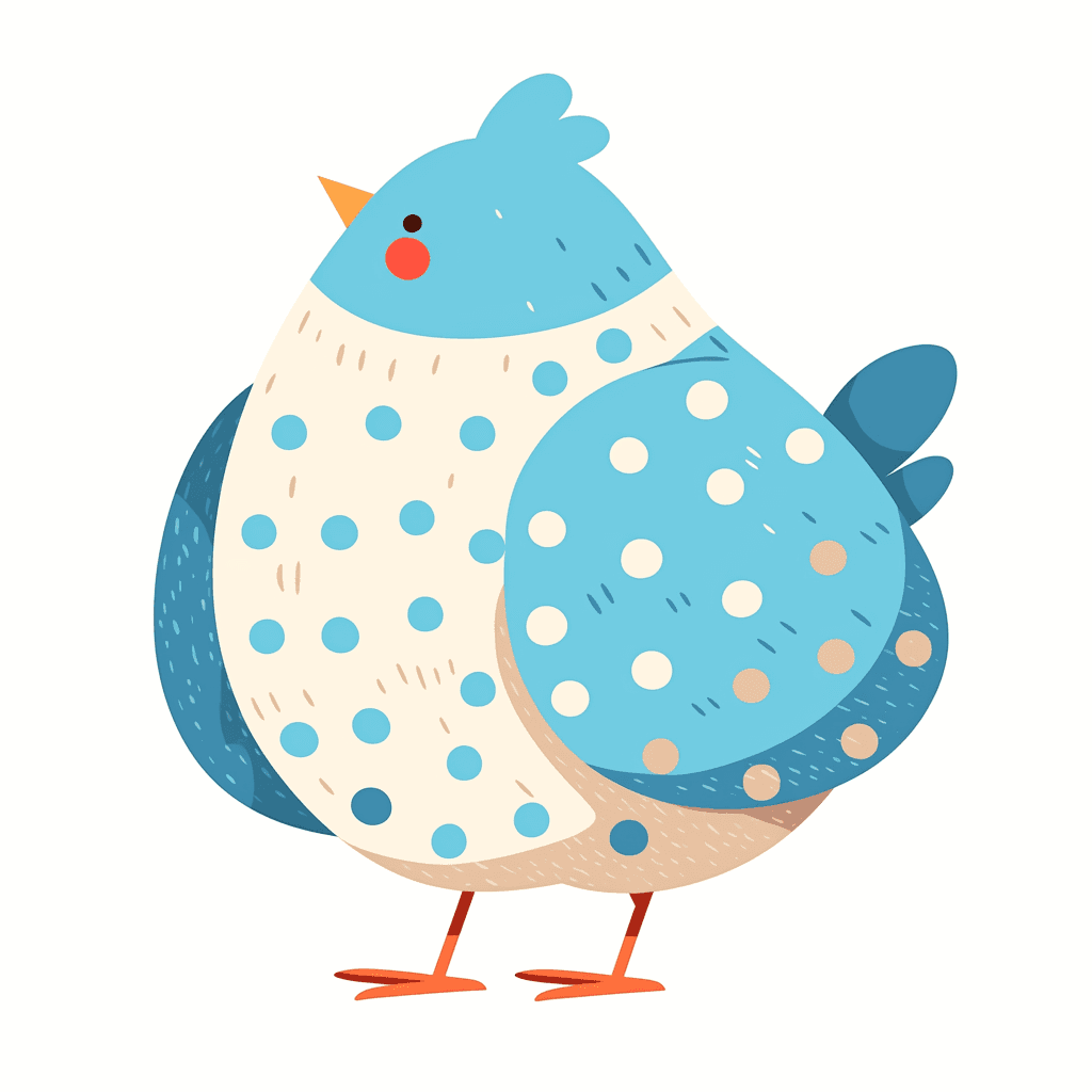 Chicken Pastel original repeating artwork