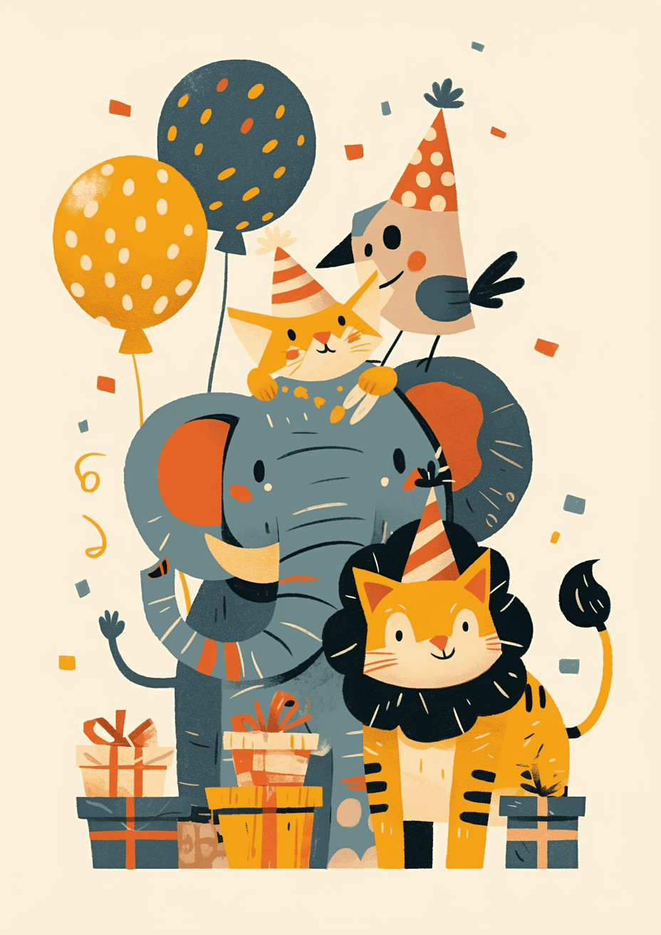 Animals 184 original repeating artwork