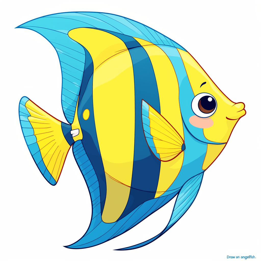 Fish Ride original repeating artwork