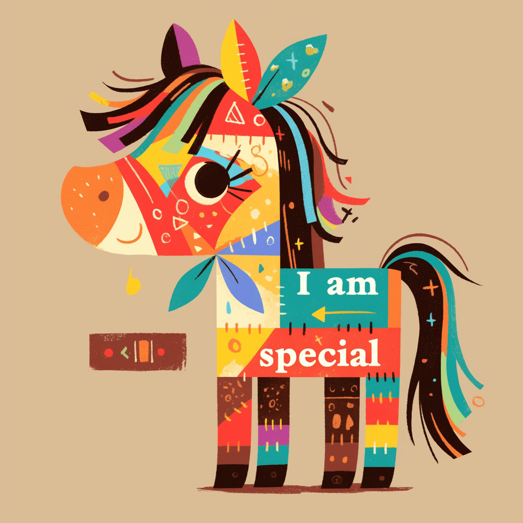 Horse Starlight original repeating artwork