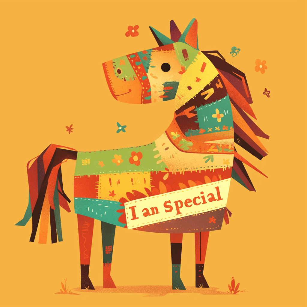 Horse Snap original repeating artwork