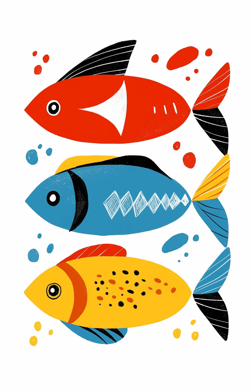 Fish 013 original repeating artwork