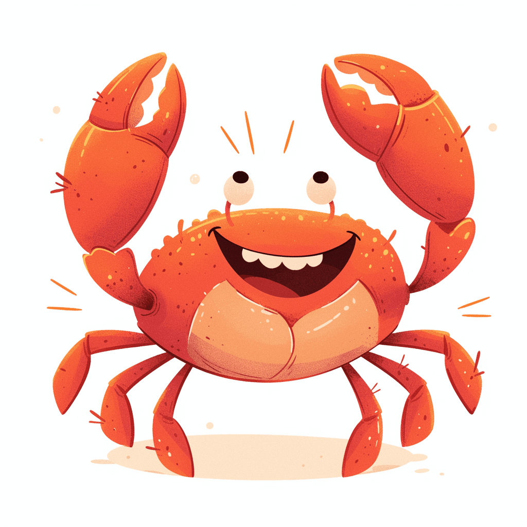 Crab Buzz original repeating artwork