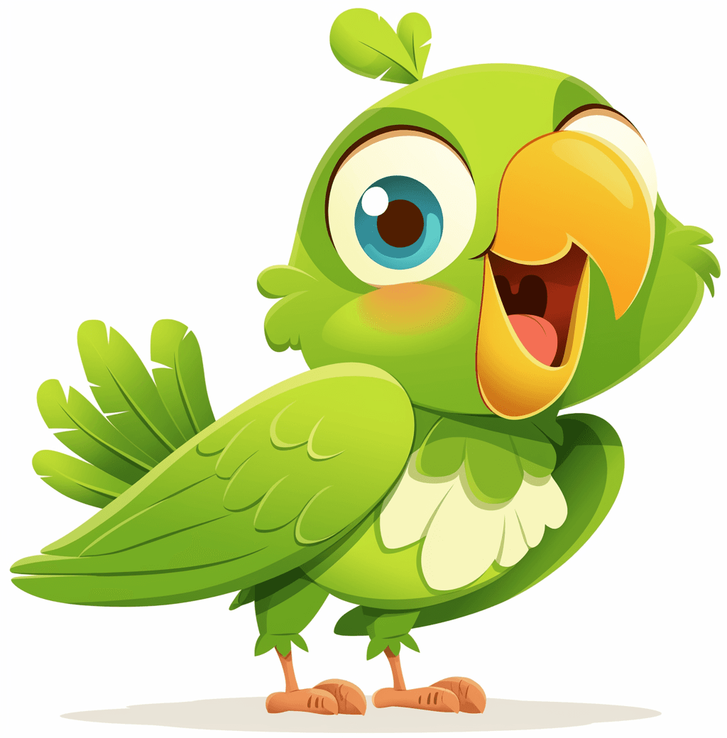 Parrot Crew original repeating artwork