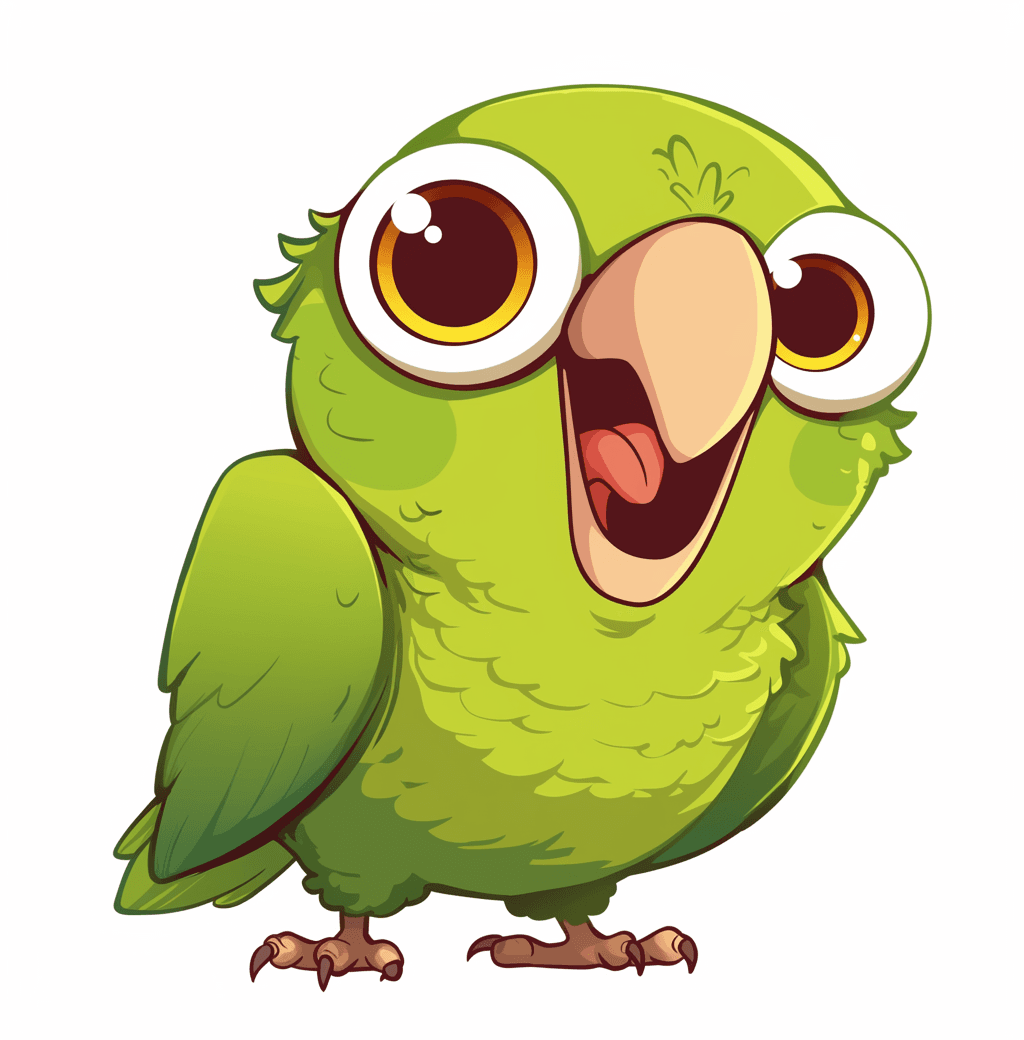 Parrot Parade original repeating artwork