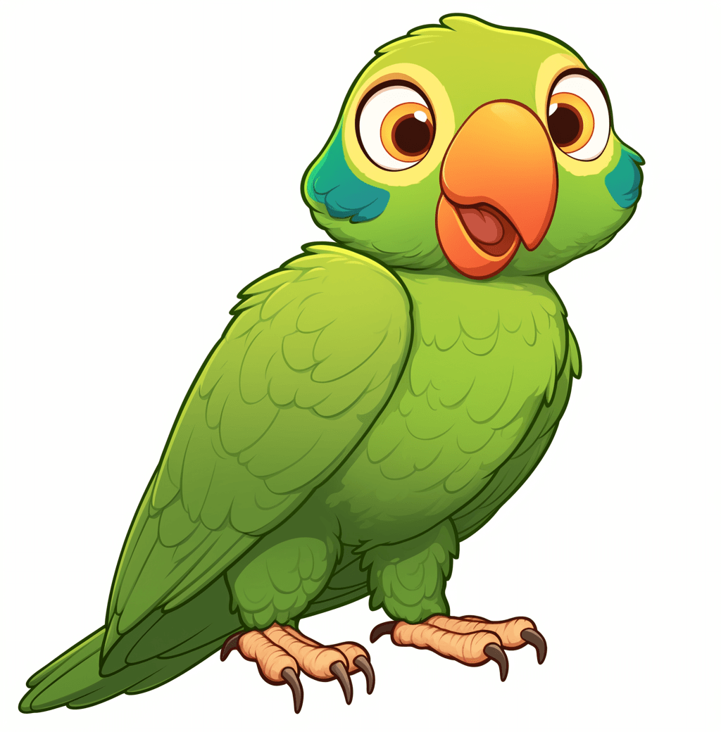 Parrot Tribe original repeating artwork