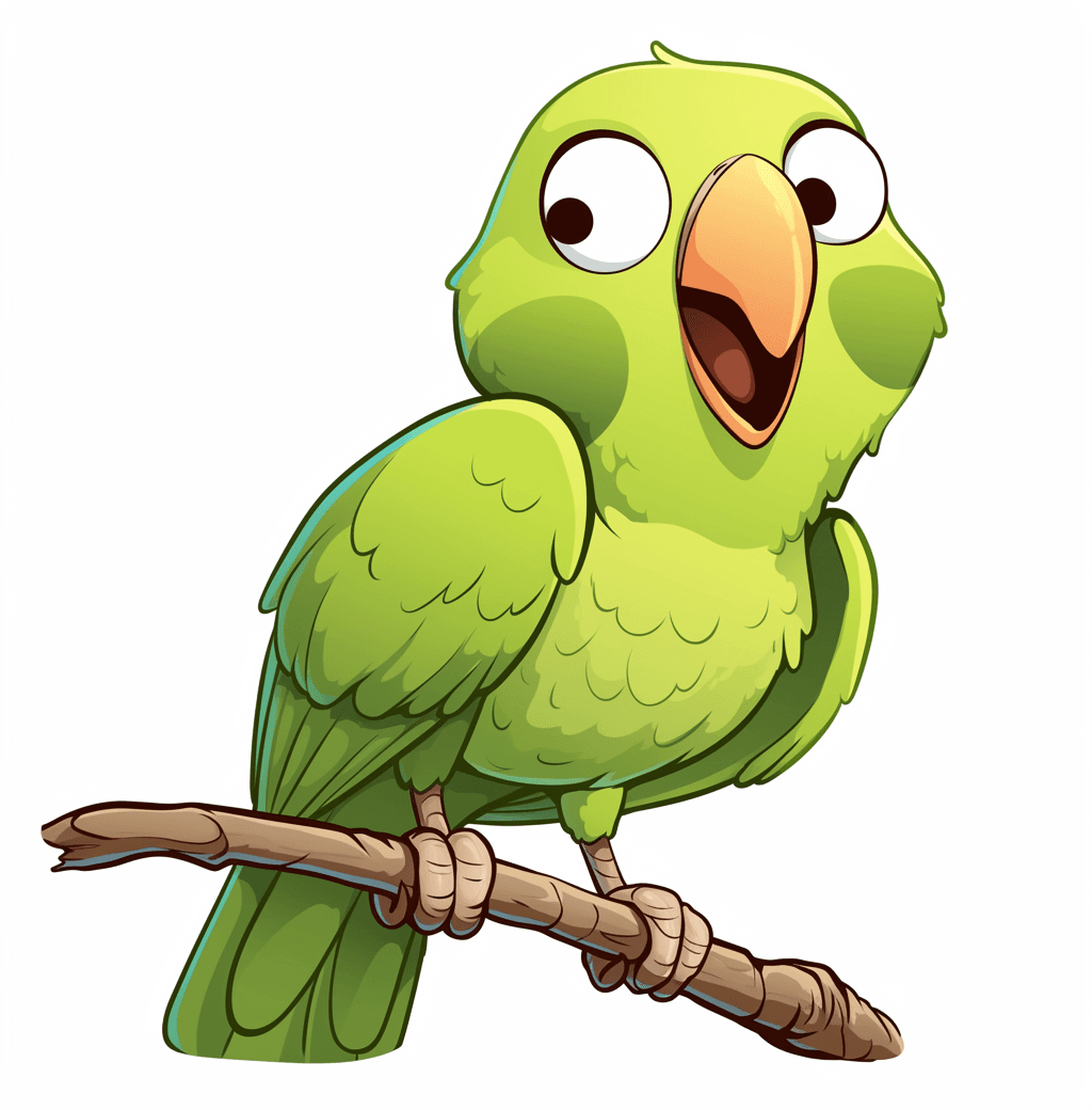 Parrot Club original repeating artwork