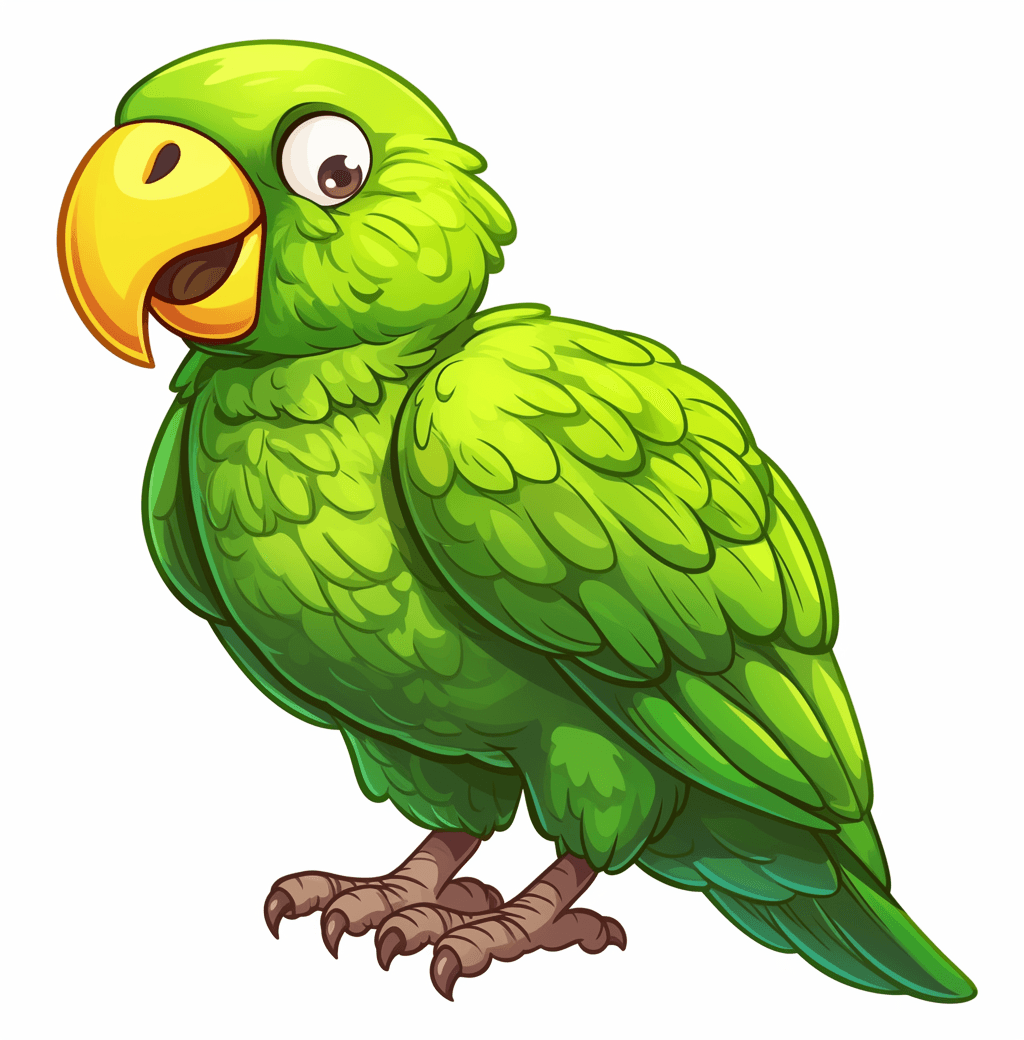 Parrot original repeating artwork