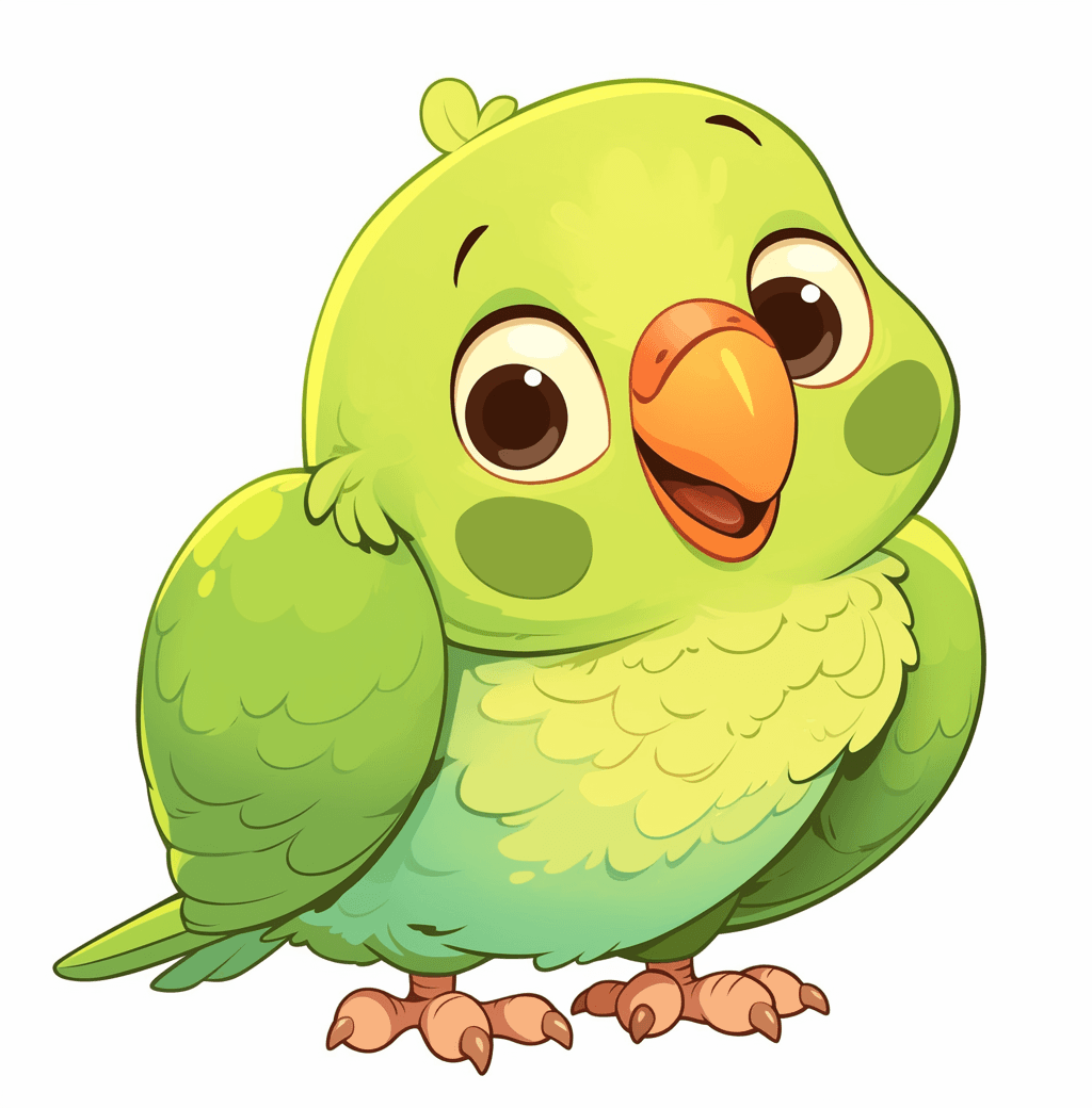 Parrot Squad original repeating artwork