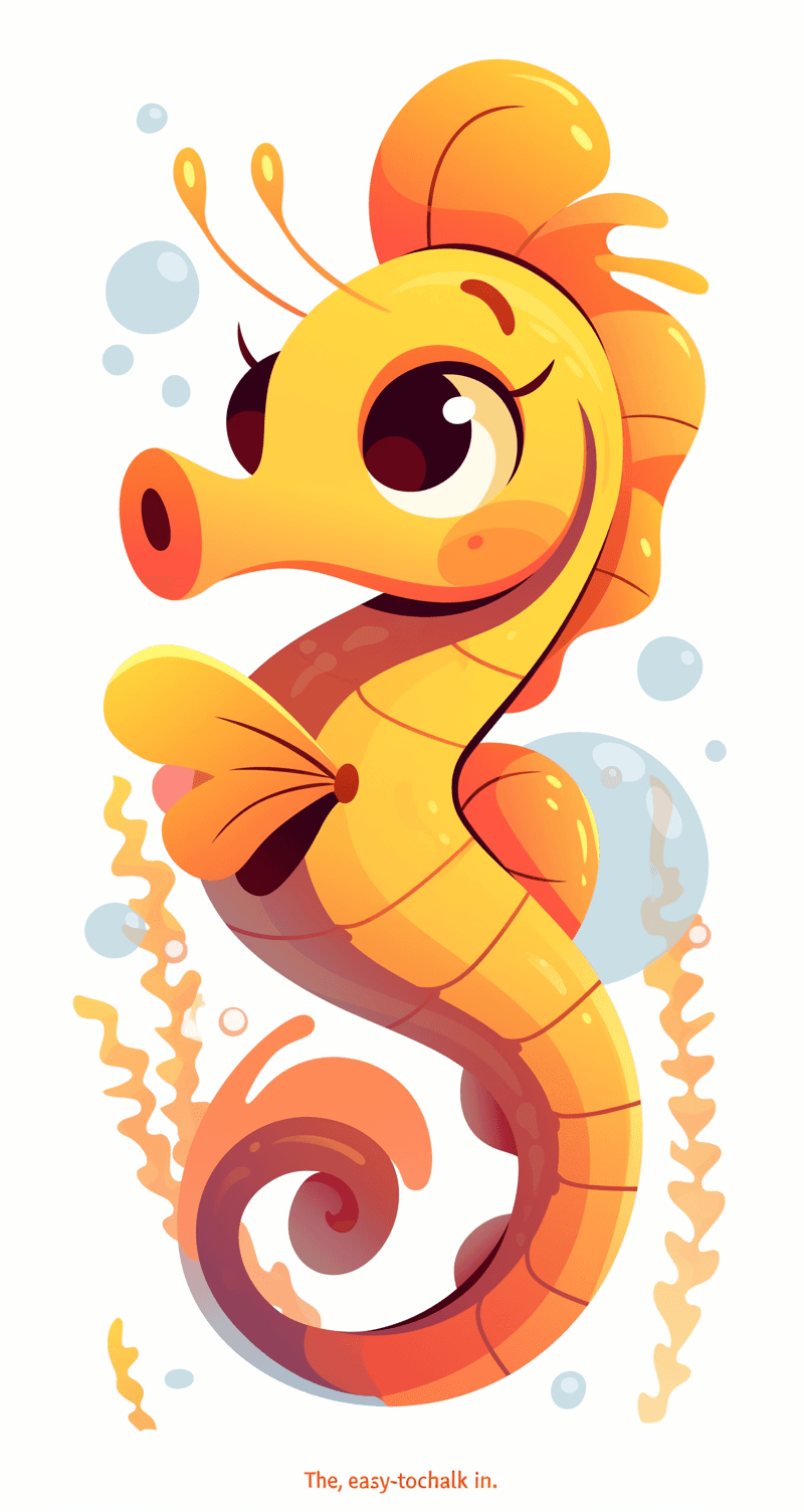 Seahorse 001 original repeating artwork