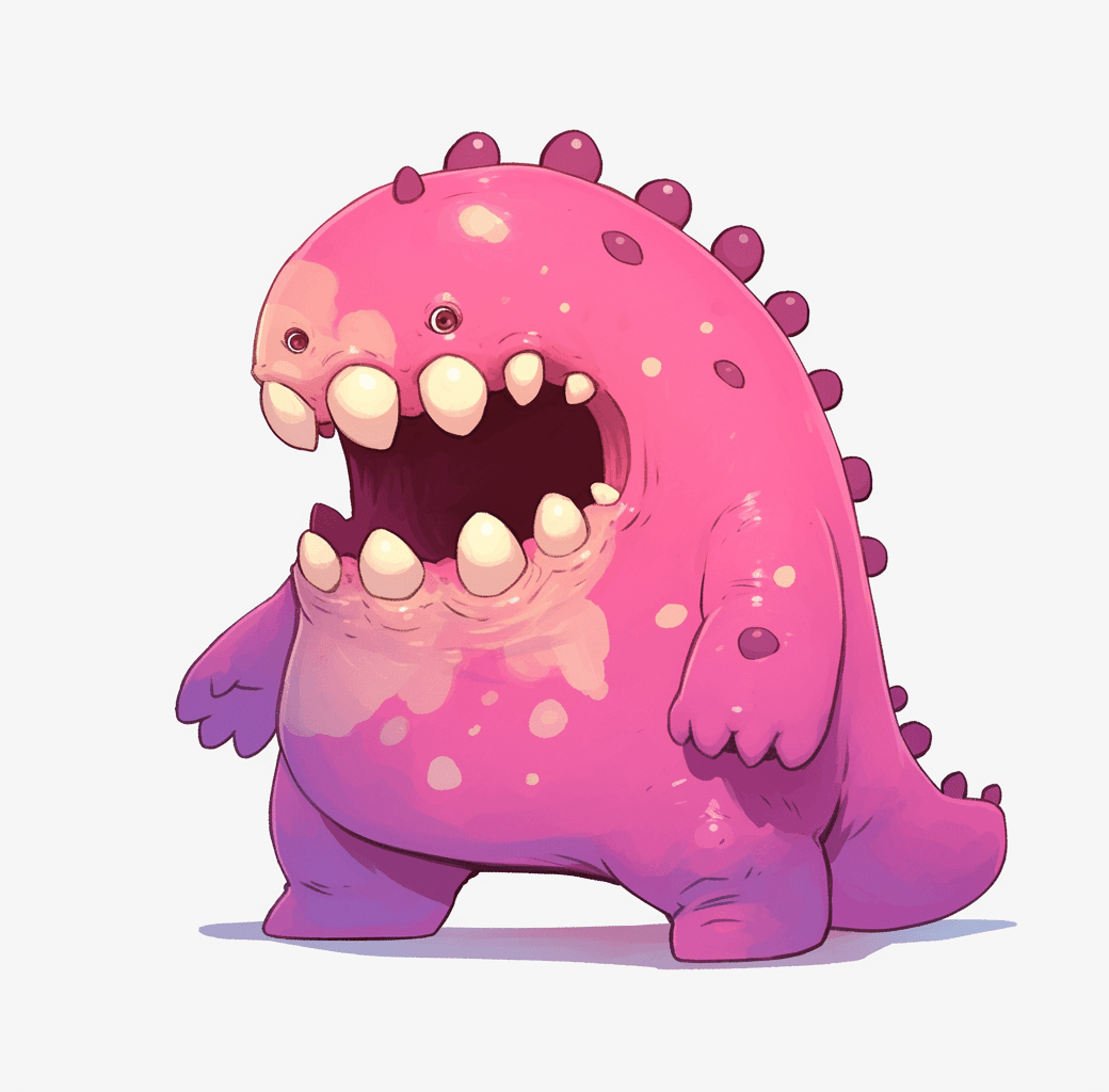 Monster 016 original repeating artwork