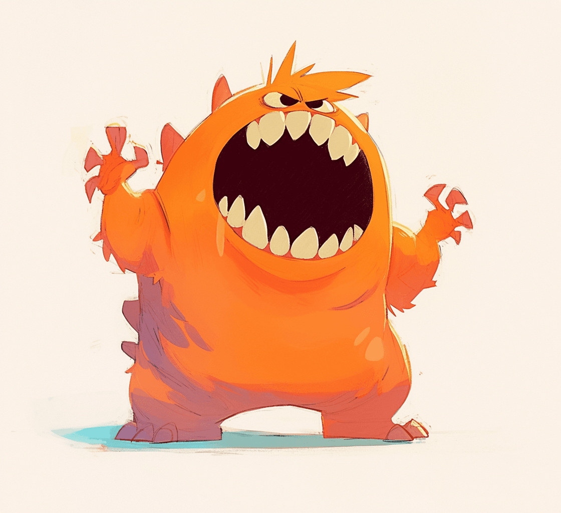 Monster 164 original repeating artwork