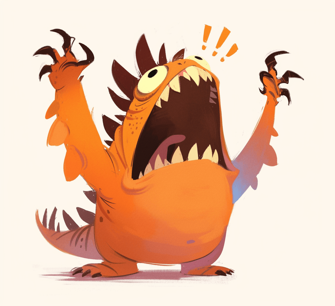 Monster 163 original repeating artwork