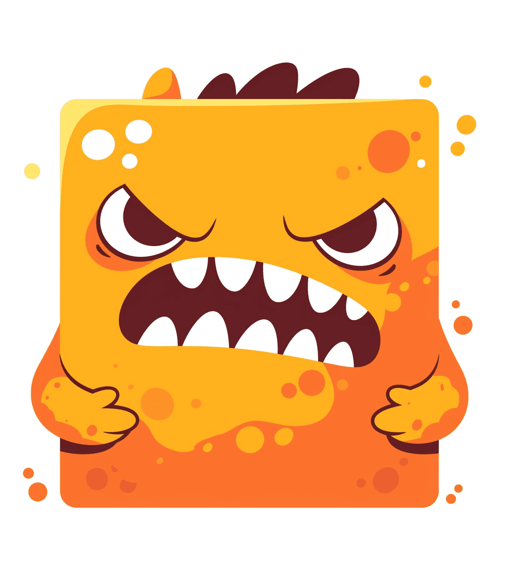 Monster 013 original repeating artwork