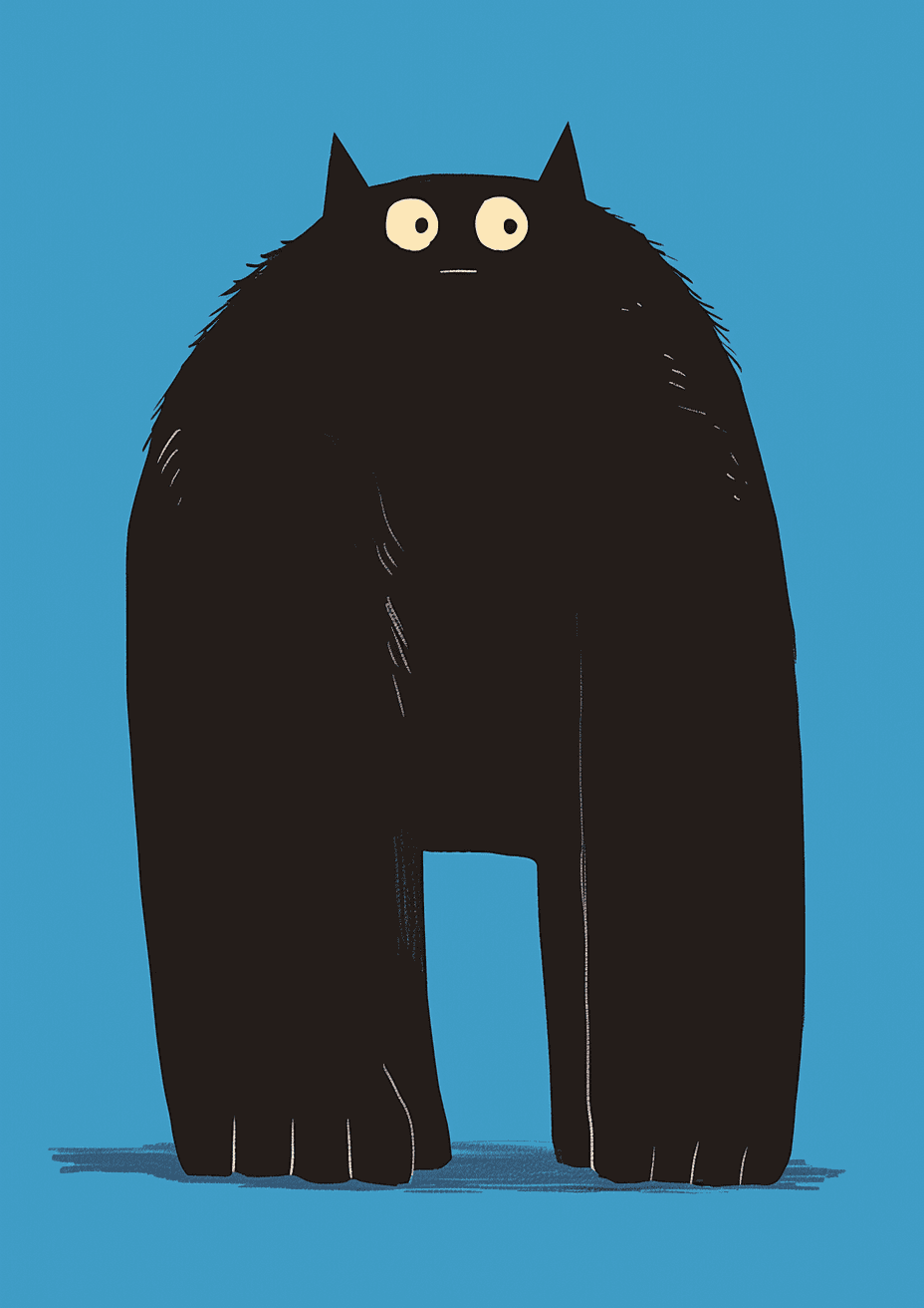 Monster Wander original repeating artwork