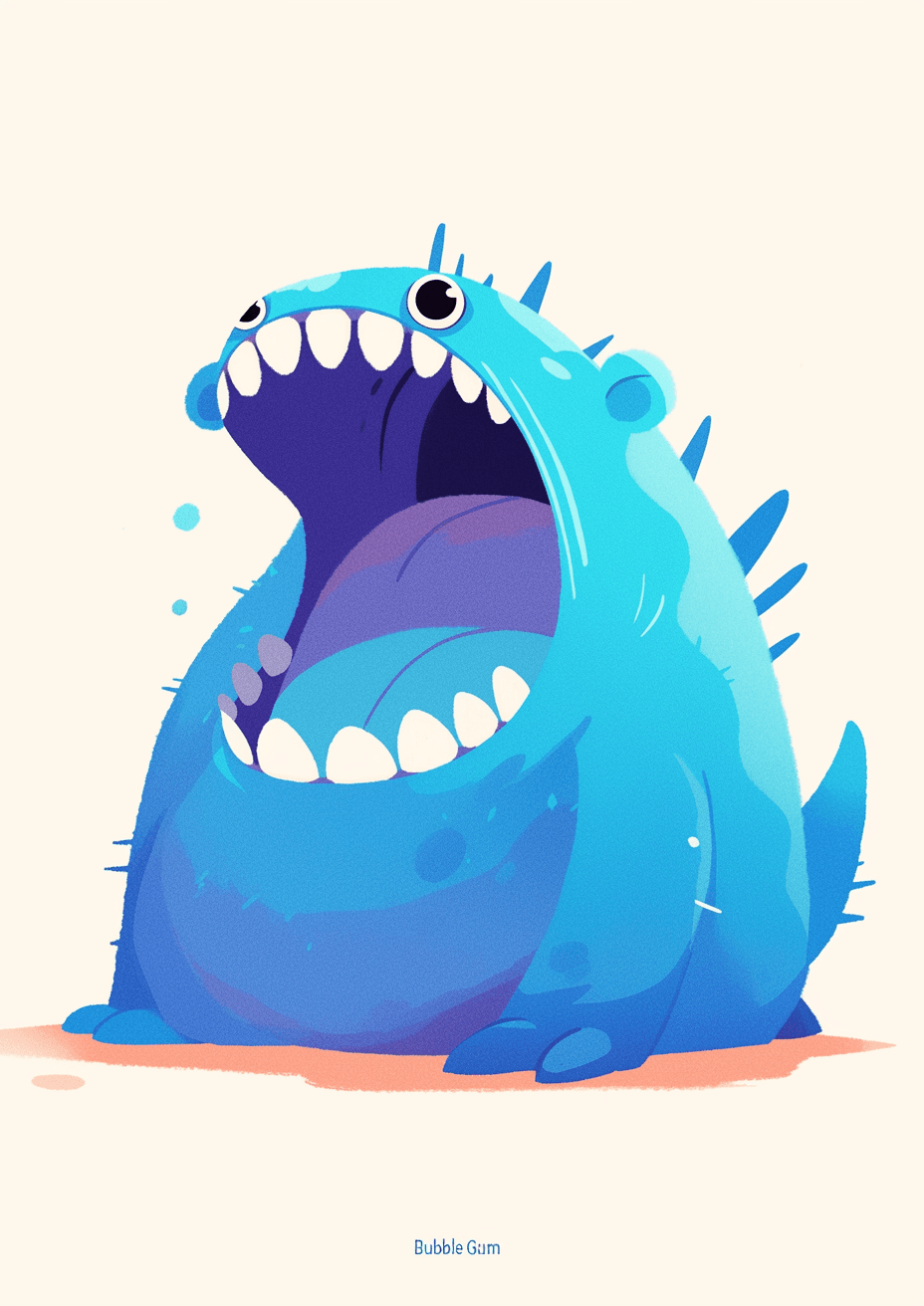 Monster 021 original repeating artwork
