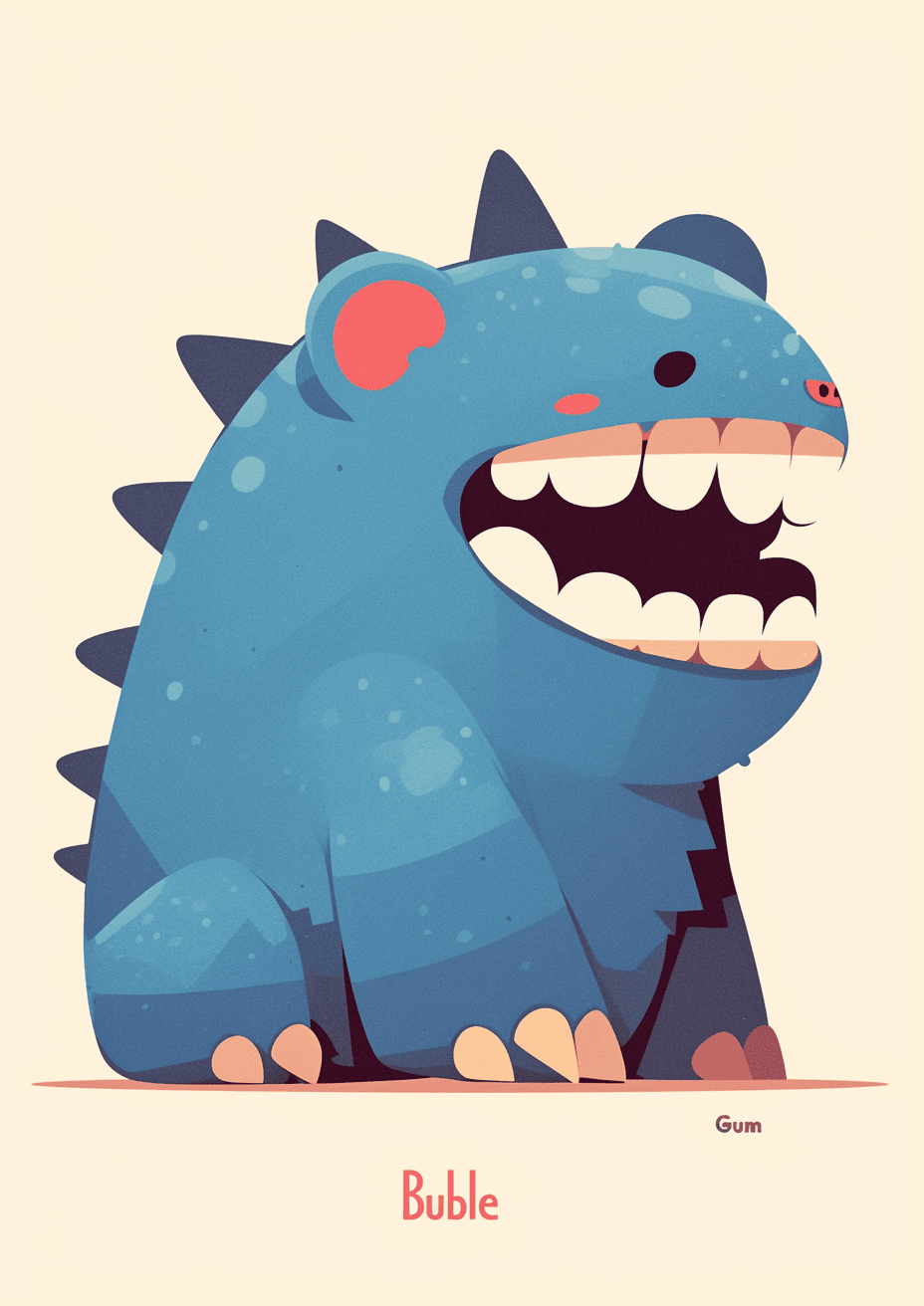 Monster 118 original repeating artwork