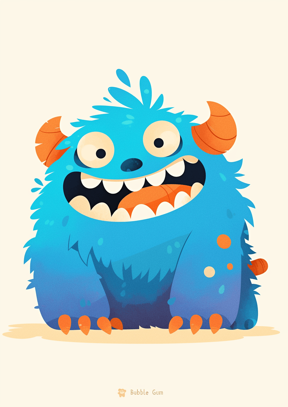 Monster 044 original repeating artwork