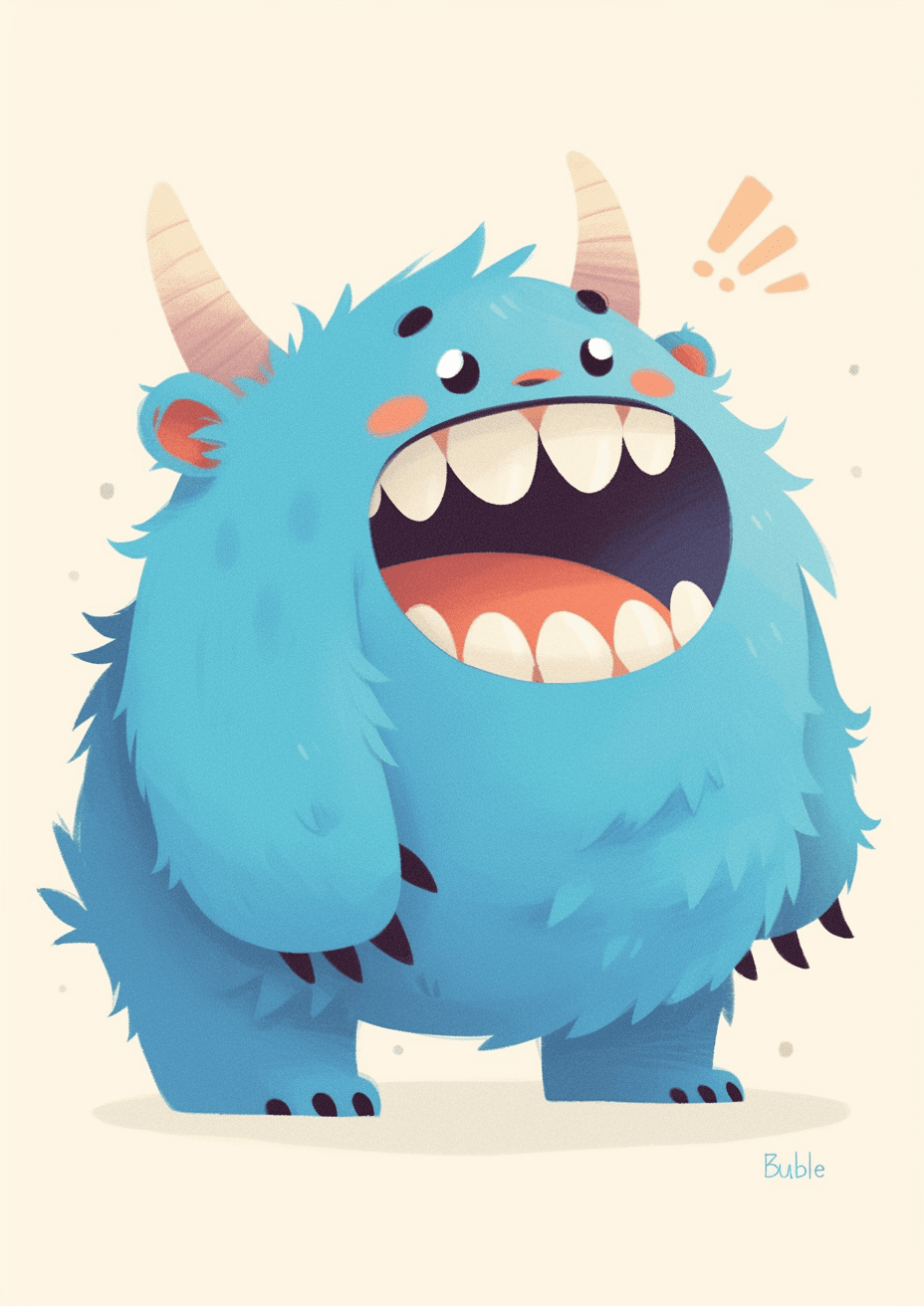 Monster Parade original repeating artwork
