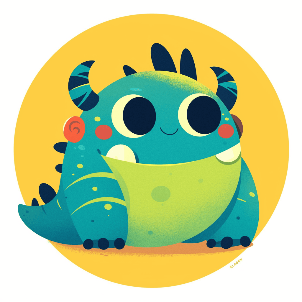 Cartoon Monster Festival original repeating artwork