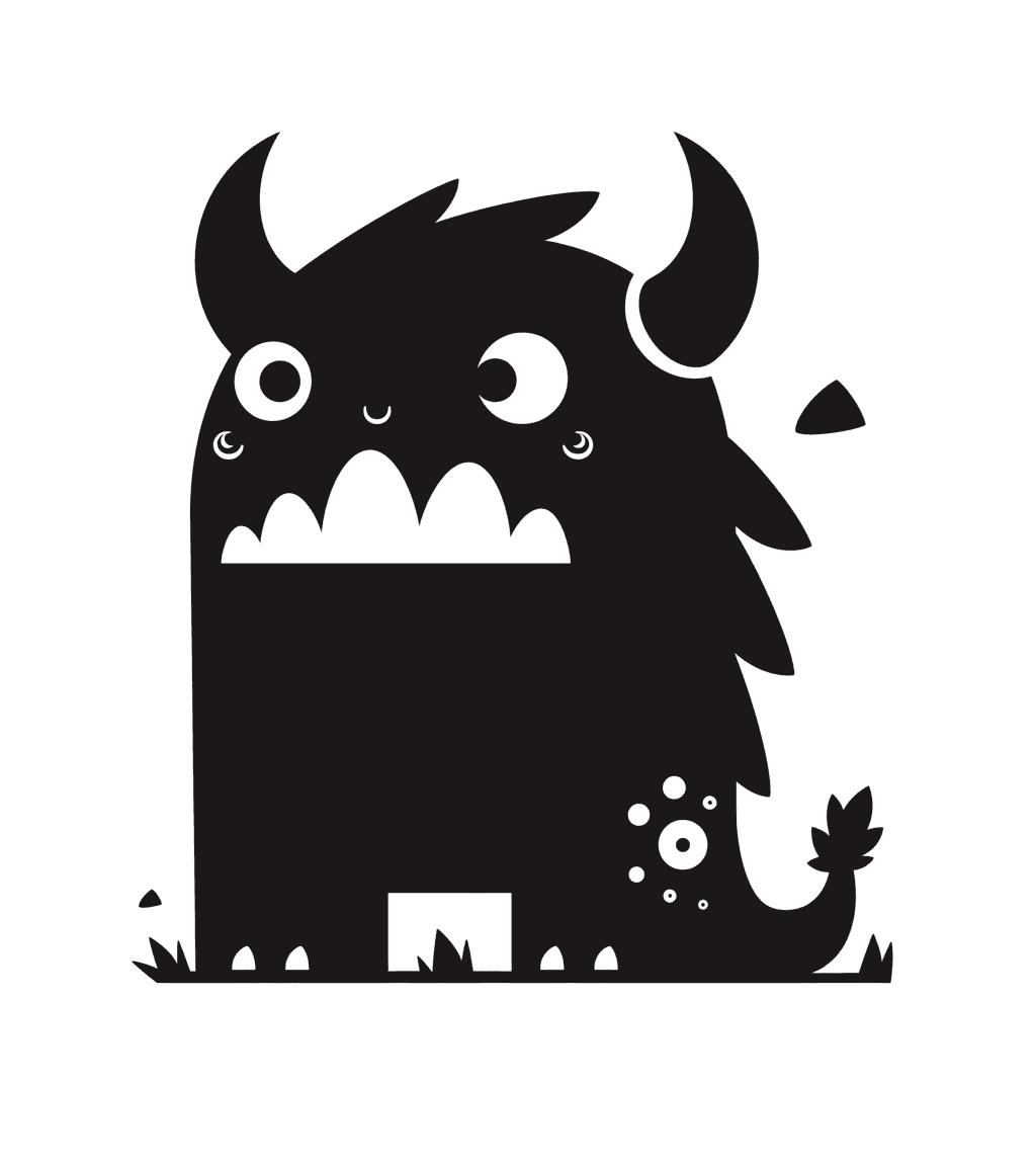 Cartoon Monster 010 original repeating artwork