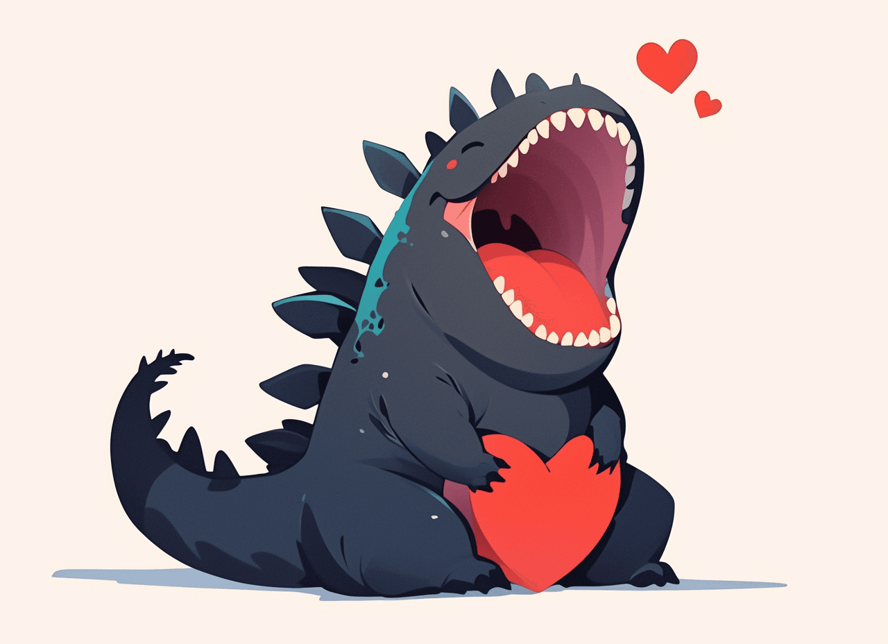 Fun Dinosaur original repeating artwork