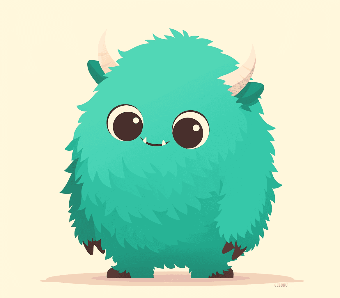 Cartoon Monster 019 original repeating artwork