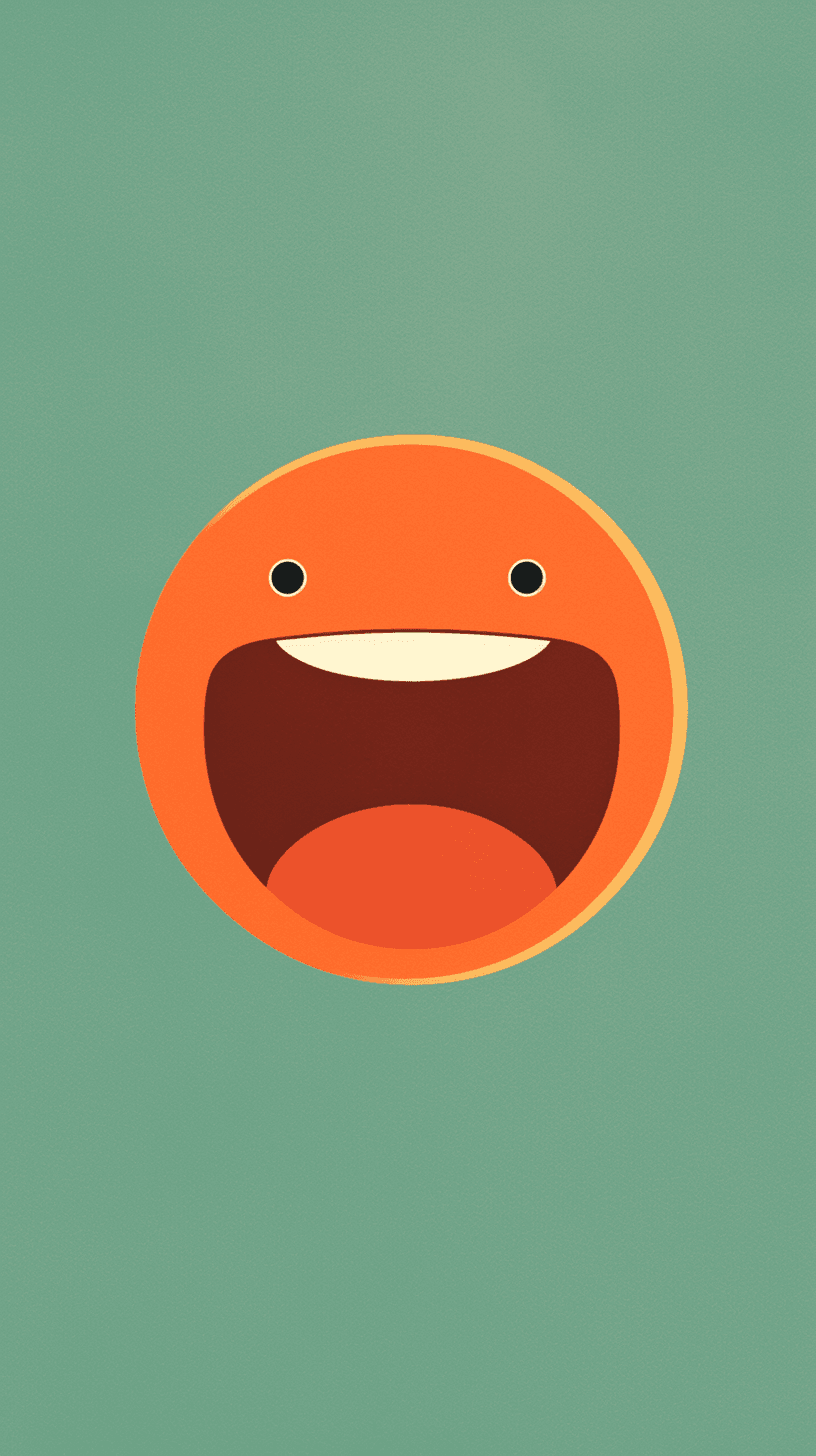 Fun Emoji Mono original repeating artwork