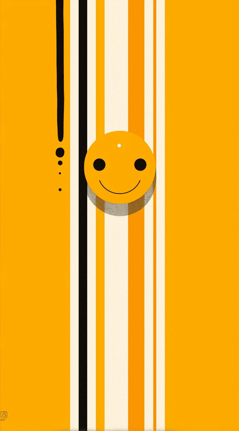 Fun Emoji Kick original repeating artwork