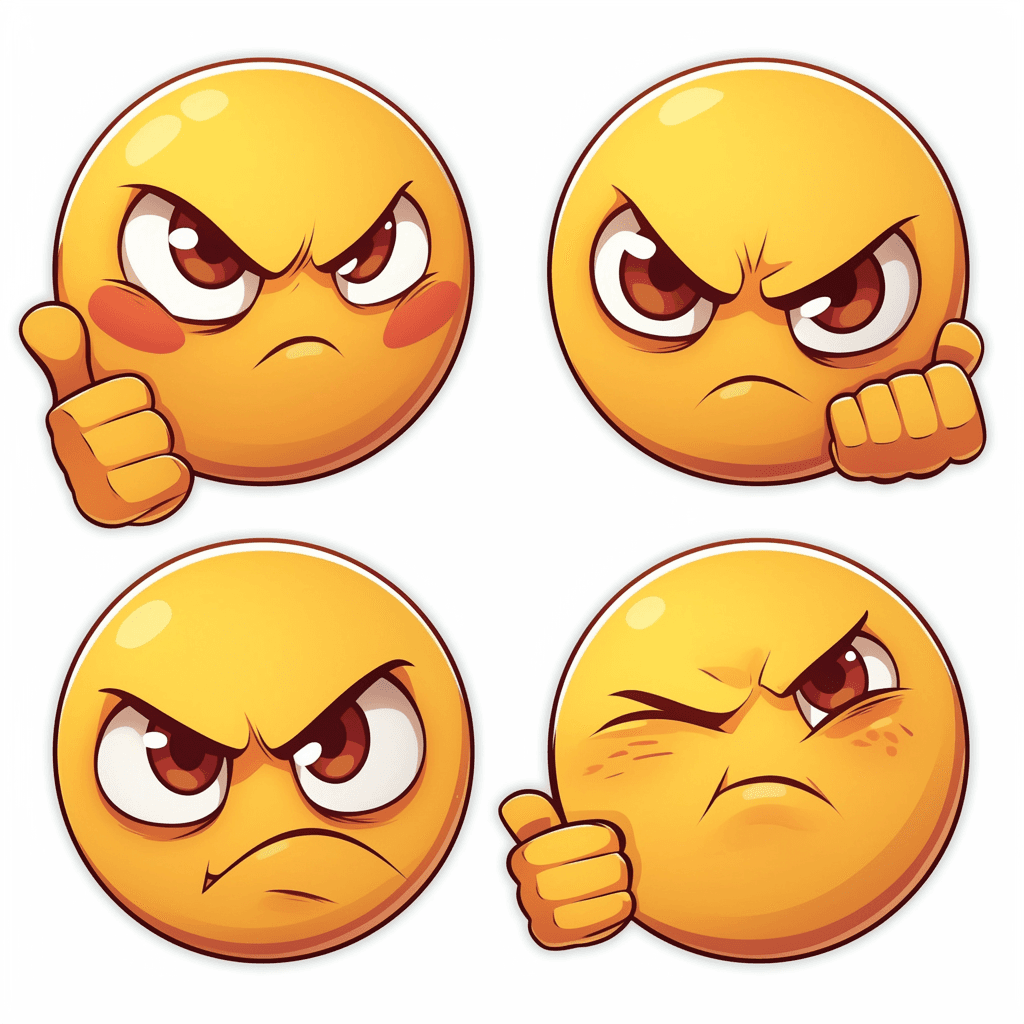 Funny Emoji 003 original repeating artwork