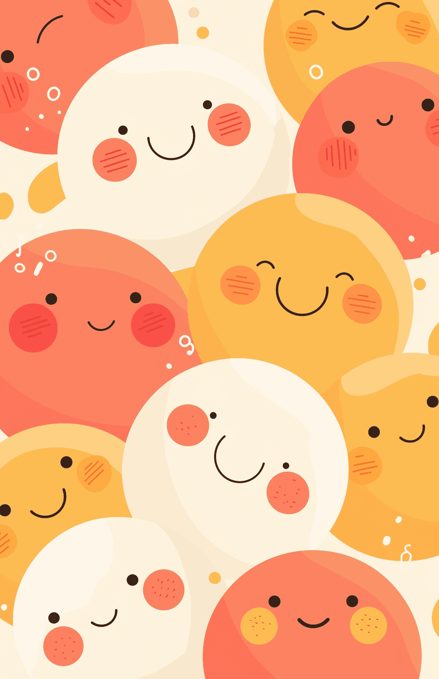 Fun Emoji Gleam original repeating artwork