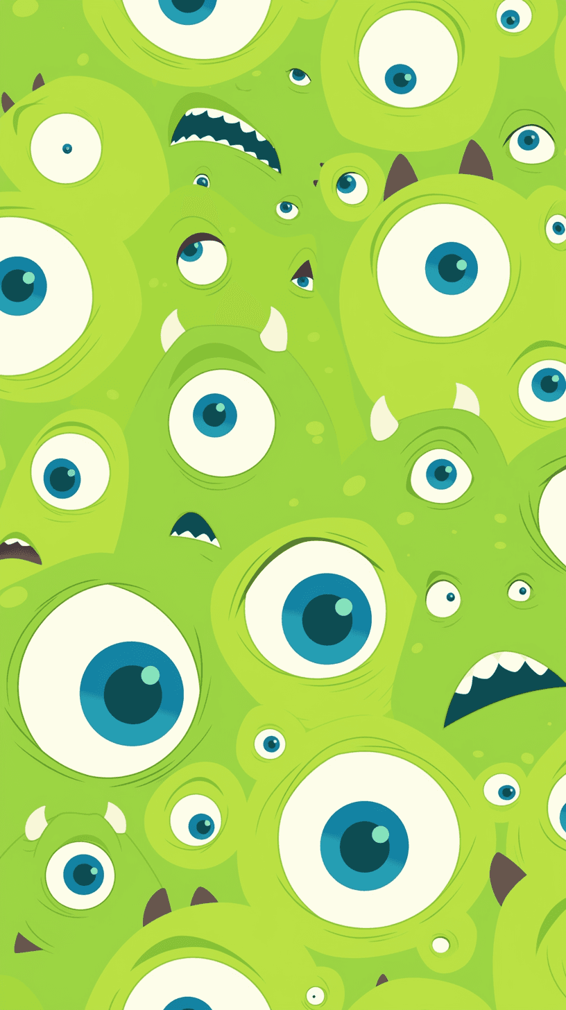 Fun Eye Pals original repeating artwork