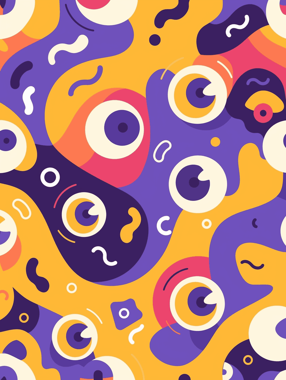 Fun Eye Tribe original repeating artwork