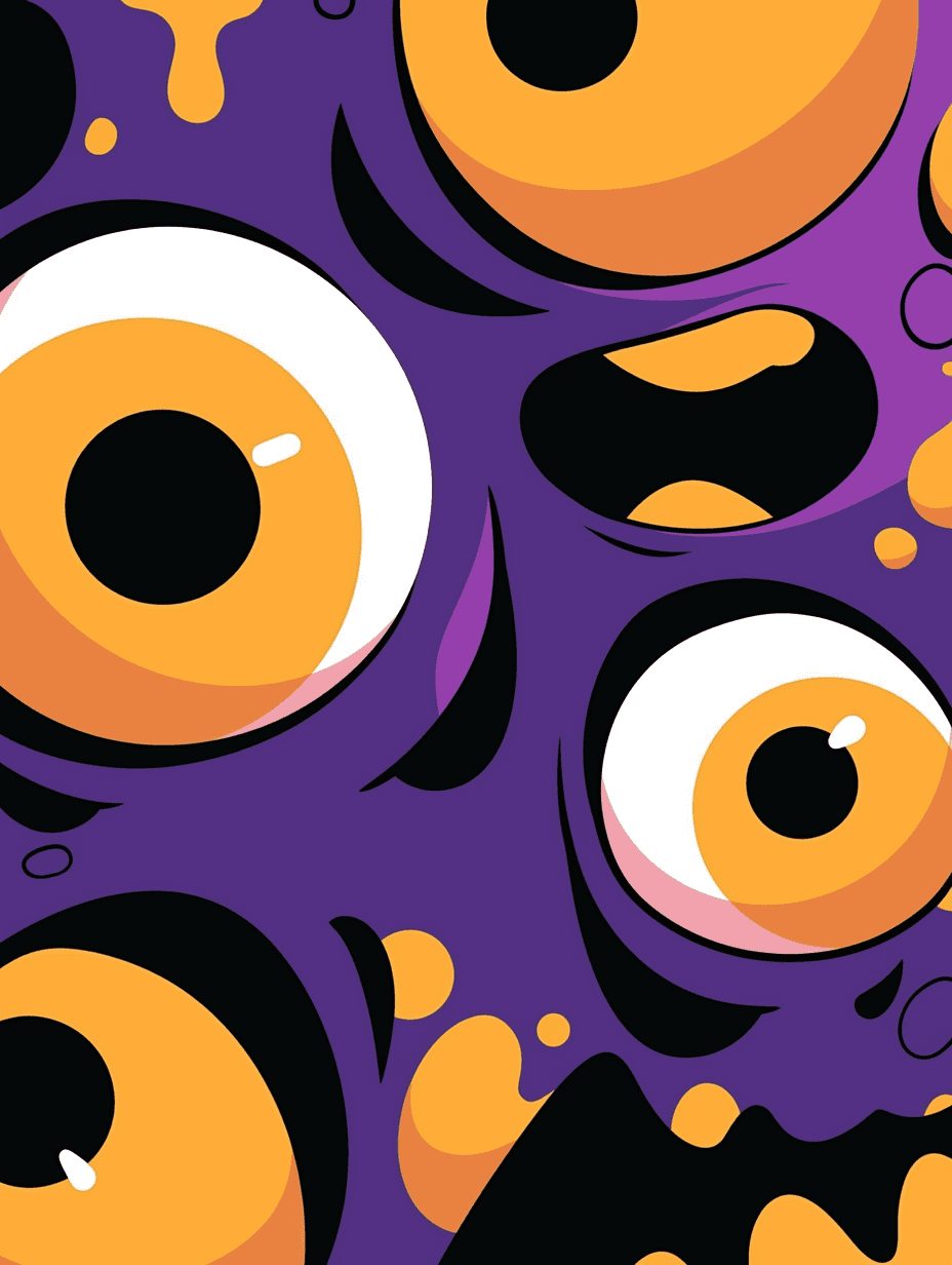 Fun Eye Gang original repeating artwork