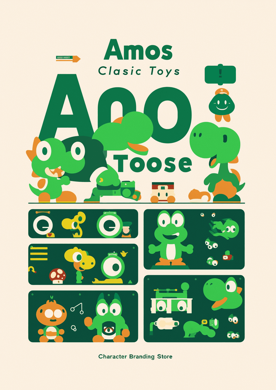 Cute Letter Parade original repeating artwork