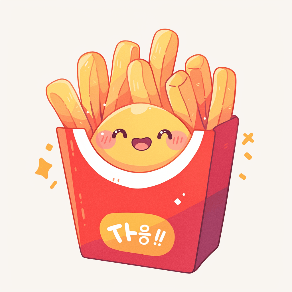 Fries 001 original repeating artwork